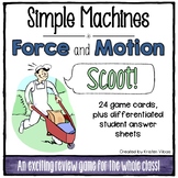 Simple Machines and Force and Motion SCOOT Game | Task Cards