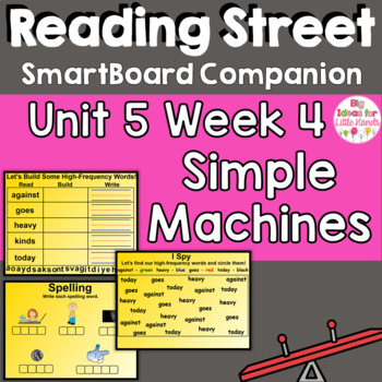 Preview of Simple Machines SmartBoard Companion 1st First Grade