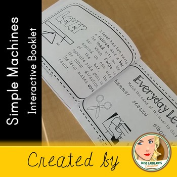 Preview of Simple Machines - Student Interactive Booklet