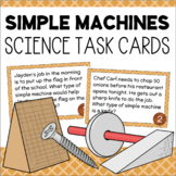 Simple Machines Task Cards 4th 5th 6th Grade Science