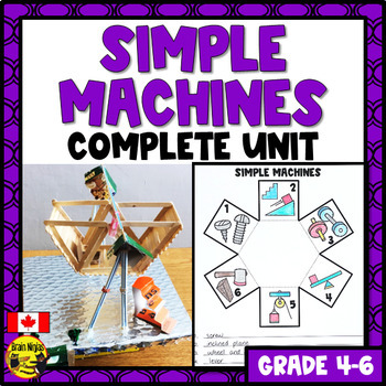 Preview of Simple Machines Science Unit | Lessons and Activities | Wheels and Levers