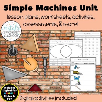 Preview of Simple Machines Unit {Digital & PDF Included}