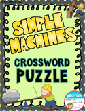 Simple Machines Vocabulary Crossword Puzzle Activity