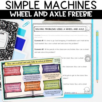 Preview of Simple Machines Wheel and Axle FREE Activity