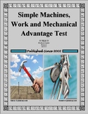 Simple Machines, Work and Mechanical Advantage Test