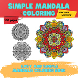 Simple Mandala Coloring Book