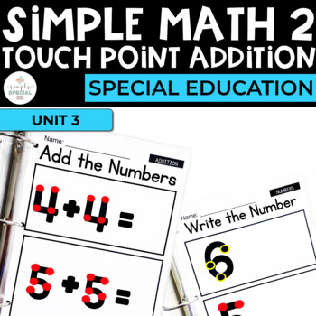 Preview of Addition Math Workbook for Special Ed (Simple Math Special Ed Set 2)