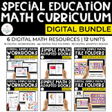 Simple Math Curriculum Bundle for Special Ed: DIGITAL ONLY