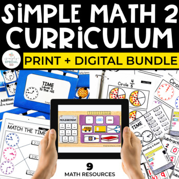 Preview of Simple Math Curriculum for Special Ed - PRINT + DIGITAL BUNDLE (Set 2)