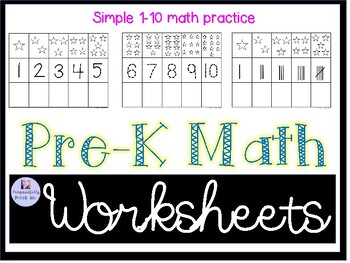 Preview of Simple Math Practice 1-10