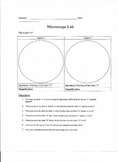 Simple Microscope Lab