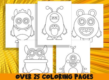 I can Draw Monster and Coloring Book for Kids: Easy & Fun Book for