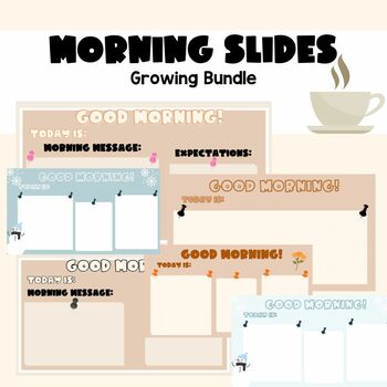 Preview of Simple Morning Slides