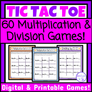 🕹️ Play Tic Tac Toe Math Game: Free Online 2-Player Tic Tac Toe  Multiplication Video Game for Kids