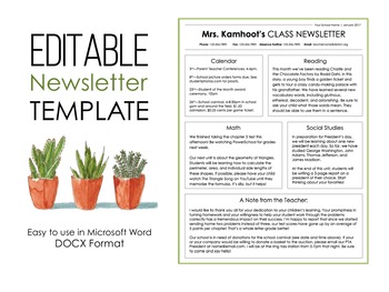 microsoft word newsletter templates free download
