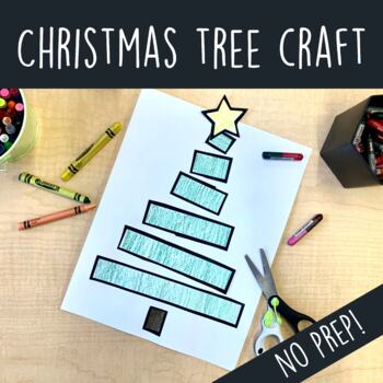 Preview of Simple No-Prep Christmas Tree Craft