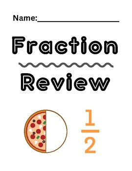 Preview of Simple, No Prep Fraction Review Packet