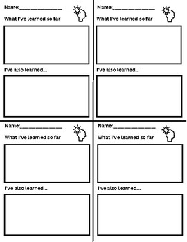 Preview of Simple Note Taking Template