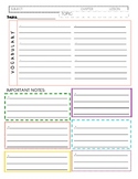 Simple Note Taking Template