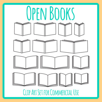Open Book Clip Art - Open Book Image