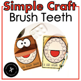 Simple Opened Mouth Brush Teeth Craft