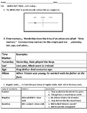 Simple Past Tense Activity packet