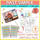 Simple Past | Tense | ESCAPE ROOM | BOOM Cards | Distance Learning