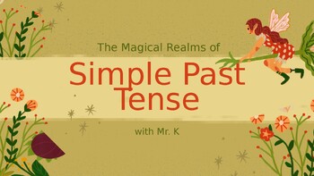 Preview of Simple Past Tense Education Presentation