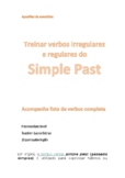 Simple Past exercises (with verb list)