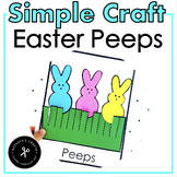 Simple Peeps Craft a Fine Motor Activity