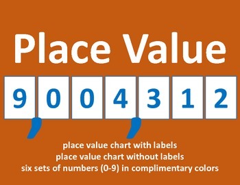 Preview of Simple Place Value Charts
