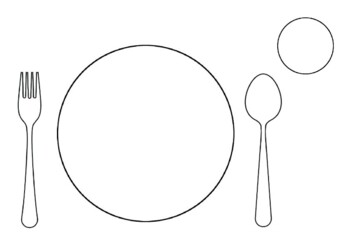 Preview of Simple Placemat printable - Montessori