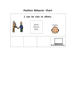 Preview of Simple Positive Behavior Chart (Primary Grades)