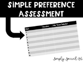 Simple Preference Assessment
