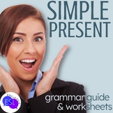 Simple Present Grammar Guide with Worksheets for Adult ESL