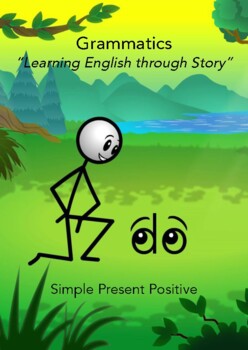 Preview of Simple Present Positive - Grammar comprehension lesson plan - Form and structure