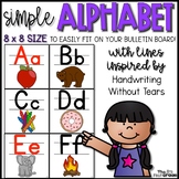 Simple Alphabet - 8x8 Size!