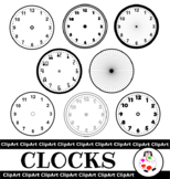 Simple Printable Clock Clip Art