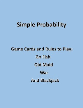 Preview of Simple Probability