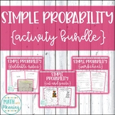 Simple Probability Activity Mini-Bundle - Foldable Notes a