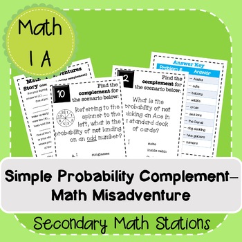 unit probability homework 1 simple probability and its complement