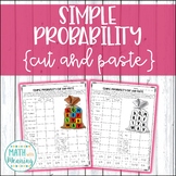 Simple Probability Cut and Paste Worksheet