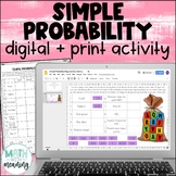 Simple Probability Digital and Print Drag and Drop Activit