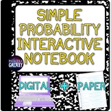 Simple Probability - Digital Interactive Notebook