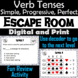 Simple, Progressive and Perfect Verb Tenses Activity: Esca