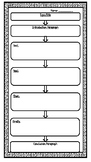 Simple Recount Writing Organizer