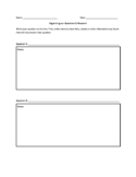 Simple Research Graphic Organizer