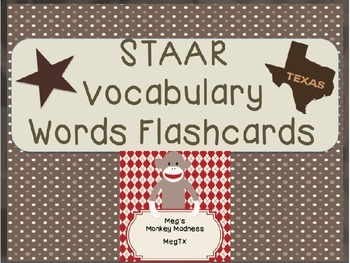 Preview of Simple STAAR Vocabulary Bundle