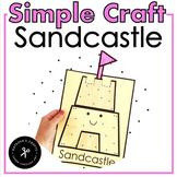 Simple Sand Castle Craft A Fine Motor Activity 