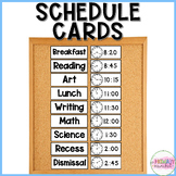 Simple Schedule Cards